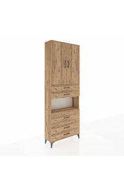 Arges Dolap 4 Raflı 5 Çekmeceli 2 Kapaklı 88x30x243 - S33M061V9A