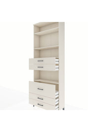 Arges Dolap 4 Raflı 5 Çekmeceli 88x30x243 - S33M062V1A