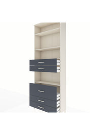 Arges Dolap 4 Raflı 5 Çekmeceli 88x30x243 - S33M062V2A