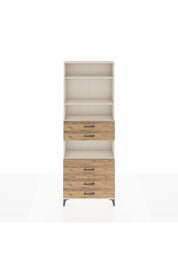 Arges Dolap 4 Raflı 5 Çekmeceli 88x30x243 - S33M062V3A