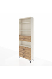 Arges Dolap 4 Raflı 5 Çekmeceli 88x30x243 - S33M062V3A