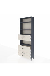 Arges Dolap 4 Raflı 5 Çekmeceli 88x30x243 - S33M062V4A