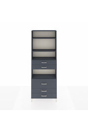 Arges Dolap 4 Raflı 5 Çekmeceli 88x30x243 - S33M062V5A