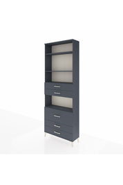 Arges Dolap 4 Raflı 5 Çekmeceli 88x30x243 - S33M062V5A