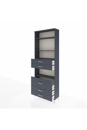 Arges Dolap 4 Raflı 5 Çekmeceli 88x30x243 - S33M062V5A