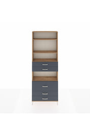 Arges Dolap 4 Raflı 5 Çekmeceli 88x30x243 - S33M062V8A
