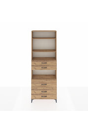 Arges Dolap 4 Raflı 5 Çekmeceli 88x30x243 - S33M062V9A