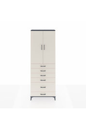 Arges Dolap 3 Raflı 6 Çekmeceli 2 Kapaklı 88x30x243 - S33M063V4A