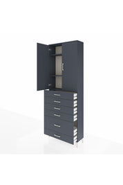 Arges Dolap 3 Raflı 6 Çekmeceli 2 Kapaklı 88x30x243 - S33M063V5A