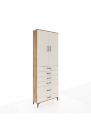 Arges Dolap 3 Raflı 6 Çekmeceli 2 Kapaklı 88x30x243 - S33M063V7A