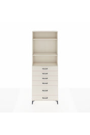 Arges Dolap 3 Raflı 6 Çekmeceli 88x30x243 - S33M064V1A
