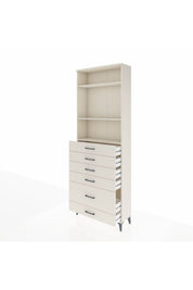 Arges Dolap 3 Raflı 6 Çekmeceli 88x30x243 - S33M064V1A
