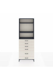 Arges Dolap 3 Raflı 6 Çekmeceli 88x30x243 - S33M064V4A