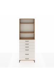 Arges Dolap 3 Raflı 6 Çekmeceli 88x30x243 - S33M064V7A