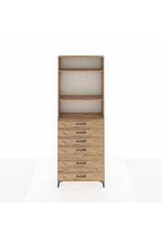 Arges Dolap 3 Raflı 6 Çekmeceli 88x30x243 - S33M064V9A
