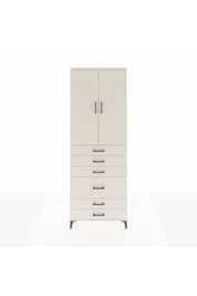 Arges Dolap 3 Raflı 6 Çekmeceli 2 Kapaklı 88x30x243 - S33M065V1A