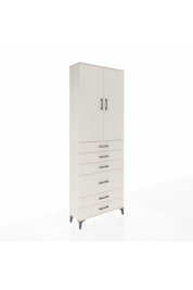 Arges Dolap 3 Raflı 6 Çekmeceli 2 Kapaklı 88x30x243 - S33M065V1A
