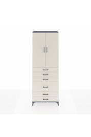 Arges Dolap 3 Raflı 6 Çekmeceli 2 Kapaklı 88x30x243 - S33M065V4A