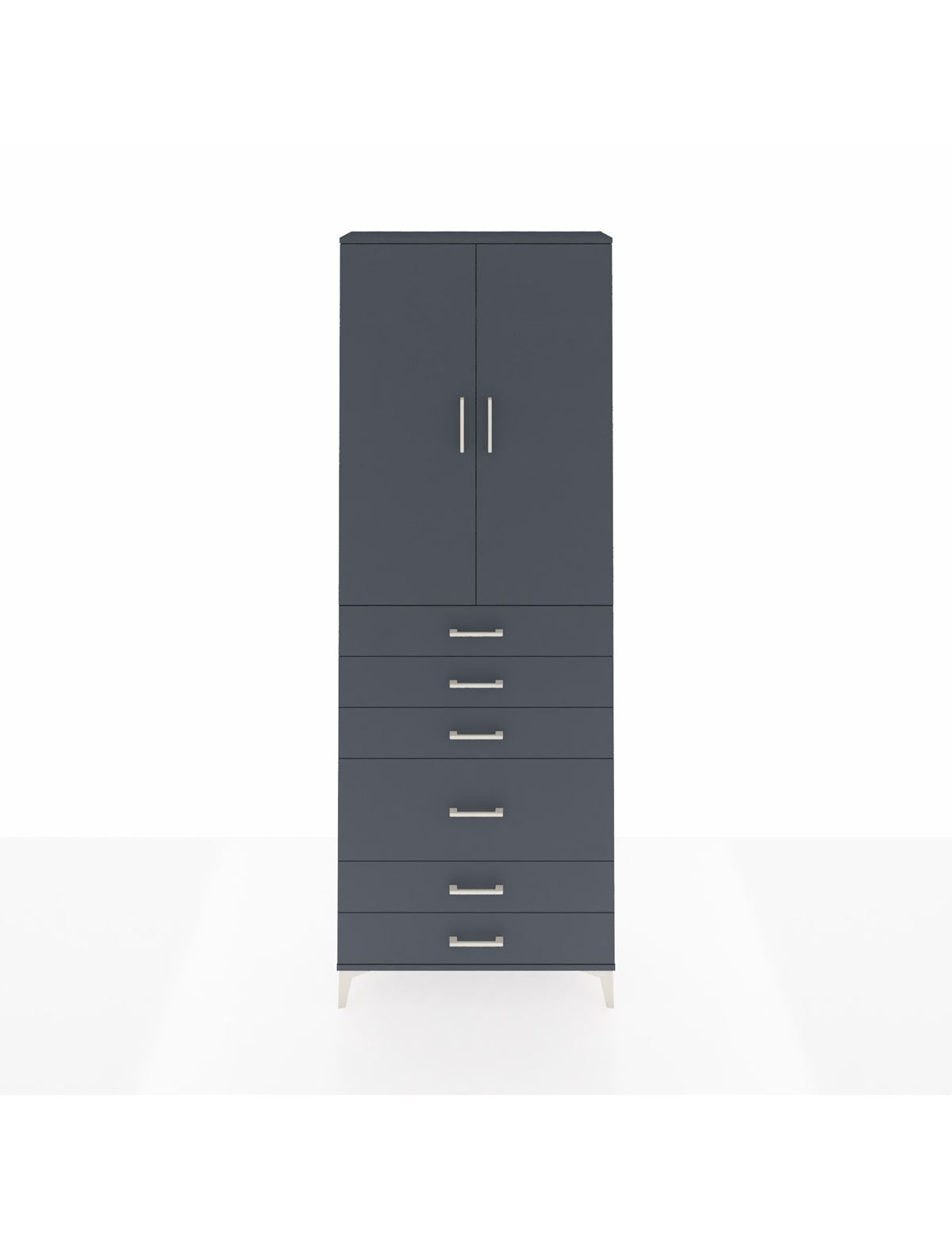 Arges Dolap 3 Raflı 6 Çekmeceli 2 Kapaklı 88x30x243 - S33M065V5A