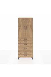 Arges Dolap 3 Raflı 6 Çekmeceli 2 Kapaklı 88x30x243 - S33M065V9A