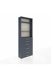 Arges Dolap 3 Raflı 6 Çekmeceli 2 Kapaklı 88x30x243 - S33M066V5A