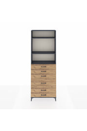 Arges Dolap 3 Raflı 6 Çekmeceli 2 Kapaklı 88x30x243 - S33M066V6A