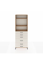 Arges Dolap 3 Raflı 6 Çekmeceli 2 Kapaklı 88x30x243 - S33M066V7A