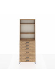 Arges Dolap 3 Raflı 6 Çekmeceli 2 Kapaklı 88x30x243 - S33M066V9A