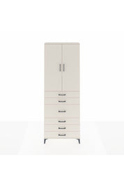 Arges Dolap 4 Raflı 4 Çekmeceli 2 Kapaklı 88x30x243 - S33M067V1A