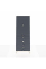 Arges Dolap 4 Raflı 4 Çekmeceli 2 Kapaklı 88x30x243 - S33M067V2A