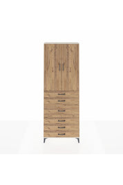 Arges Dolap 4 Raflı 4 Çekmeceli 2 Kapaklı 88x30x243 - S33M067V3A