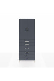 Arges Dolap 4 Raflı 4 Çekmeceli 2 Kapaklı 88x30x243 - S33M067V5A
