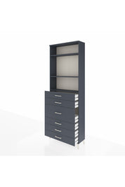 Arges Dolap 3 Raflı 7 Çekmeceli 2 Kapaklı 88x30x243 - S33M068V5A