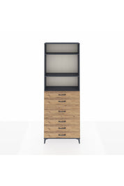 Arges Dolap 3 Raflı 7 Çekmeceli 2 Kapaklı 88x30x243 - S33M068V6A