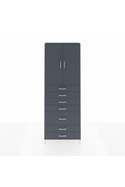 Arges Dolap 3 Raflı 5 Çekmeceli 2 Kapaklı 88x30x243 - S33M069V5A