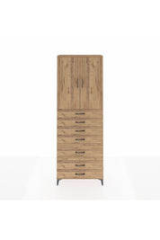 Arges Dolap 3 Raflı 5 Çekmeceli 2 Kapaklı 88x30x243 - S33M069V9A