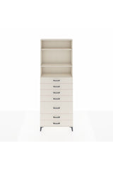 Arges Dolap 3 Raflı 7 Çekmeceli 88x30x243