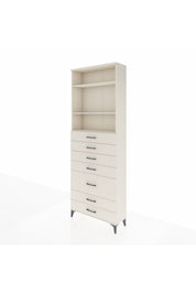 Arges Dolap 3 Raflı 7 Çekmeceli 88x30x243 - S33M070V1A