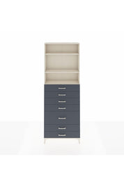 Arges Dolap 3 Raflı 7 Çekmeceli 88x30x243 - S33M070V2A