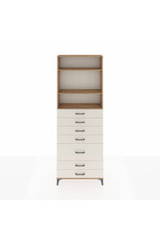 Arges Dolap 3 Raflı 7 Çekmeceli 88x30x243 - S33M070V7A