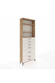 Arges Dolap 3 Raflı 7 Çekmeceli 88x30x243 - S33M070V7A