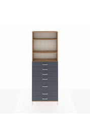Arges Dolap 3 Raflı 7 Çekmeceli 88x30x243 - S33M070V8A