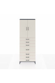 Arges Dolap 3 Raflı 7 Çekmeceli 2 Kapaklı 88x30x243 - S33M071V4A