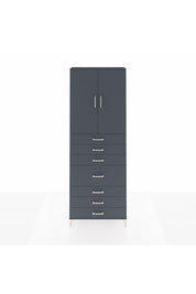 Arges Dolap 3 Raflı 7 Çekmeceli 2 Kapaklı 88x30x243 - S33M071V5A
