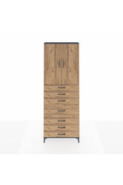 Arges Dolap 3 Raflı 7 Çekmeceli 2 Kapaklı 88x30x243 - S33M071V6A