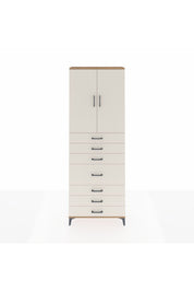 Arges Dolap 3 Raflı 7 Çekmeceli 2 Kapaklı 88x30x243 - S33M071V7A