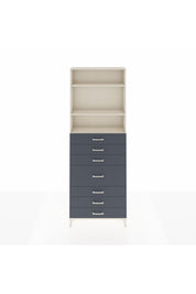 Arges Dolap 3 Raflı 7 Çekmeceli 88x30x243 - S33M072V2A