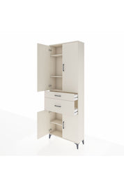 Arges Dolap 4 Raflı 2 Çekmeceli 4 Kapaklı 88x30x243 - S33M073V1A