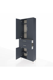 Arges Dolap 4 Raflı 2 Çekmeceli 4 Kapaklı 88x30x243 - S33M073V5A