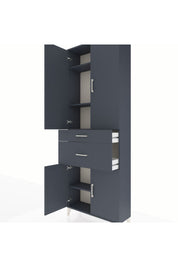 Arges Dolap 4 Raflı 2 Çekmeceli 4 Kapaklı 88x30x243 - S33M073V5A
